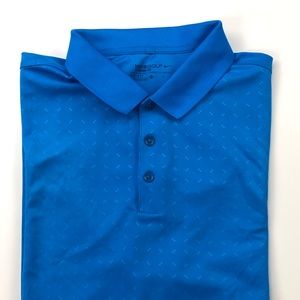 Nike Dri-Fit Golf Polo - Blue - XL